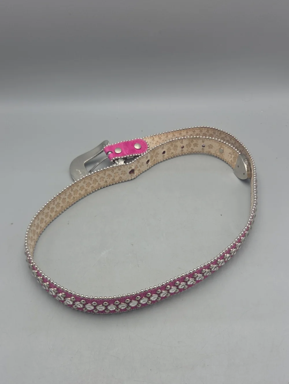 BB Simon Swarovski Belt Pink Women MED/ LARGE